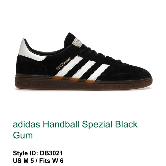 Adidas Handball Spezial Black w/ gum sole - Picture 7 of 7